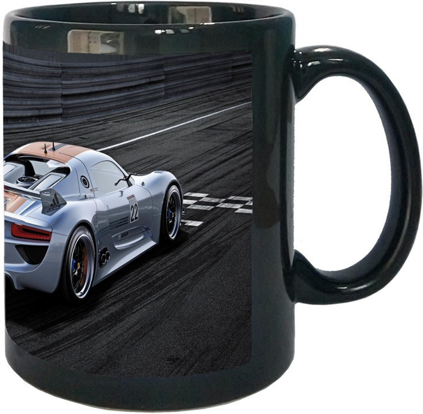 Arkist porsche 918 rsr wallpaper Black Ceramic Mug Price in